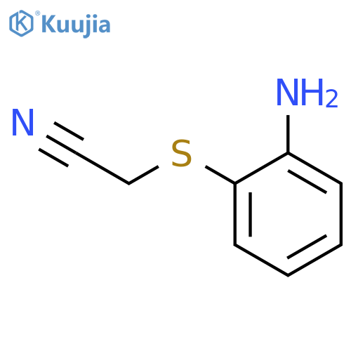 Acetonitrile, [(2-aminophenyl)thio]- structure