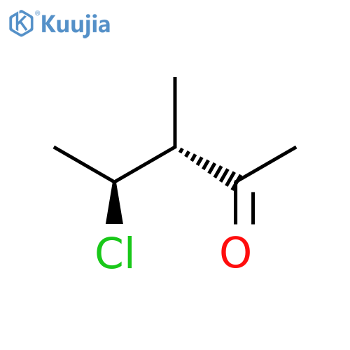 2-Pentanone, 4-chloro-3-methyl-, (R*,S*)- structure