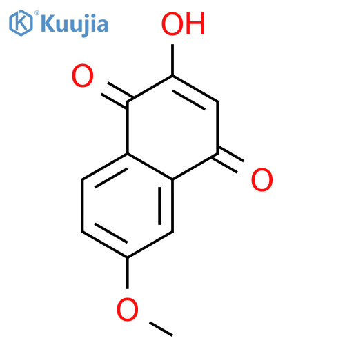 2-Hydroxy-6-methoxynaphthalene-1,4-dione structure