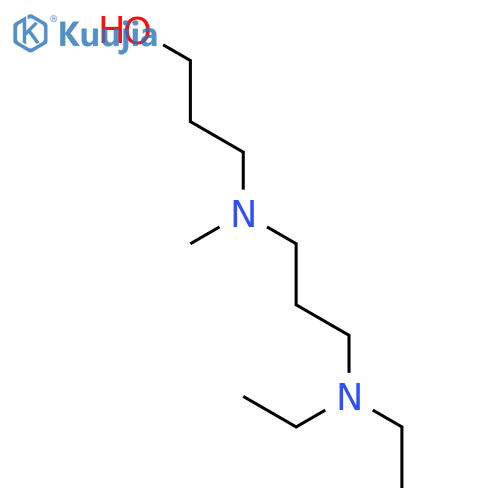 1-Propanol, 3-[[3-(diethylamino)propyl]methylamino]- structure