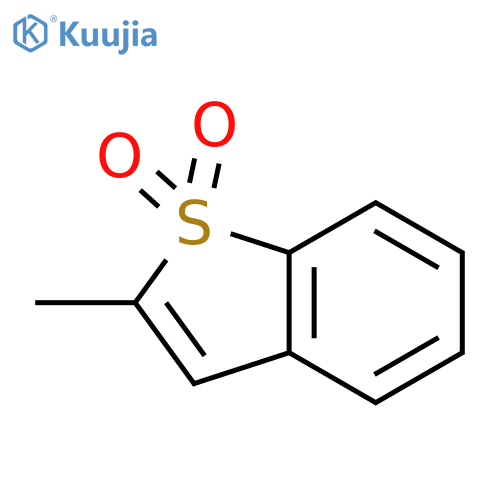Benzo[b]thiophene,2-methyl-, 1,1-dioxide structure