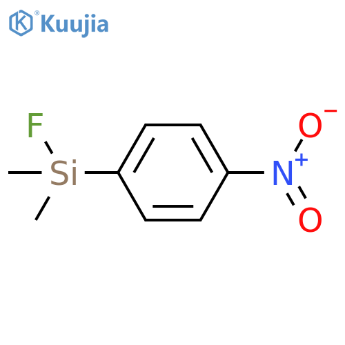 Benzene,1-(fluorodimethylsilyl)-4-nitro- structure