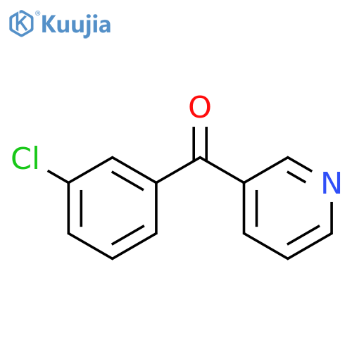 (3-Chlorophenyl)(pyridin-3-yl)methanone structure