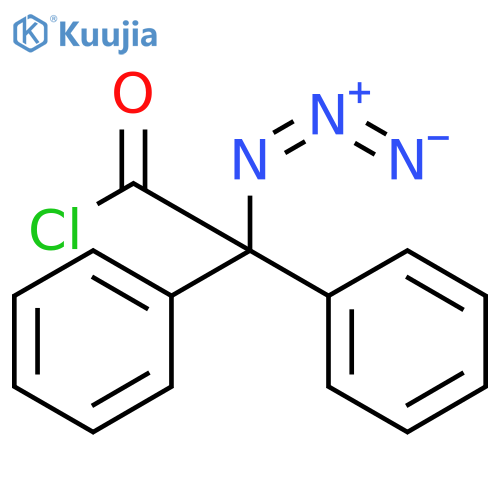 Benzeneacetyl chloride, α-azido-α-phenyl- structure