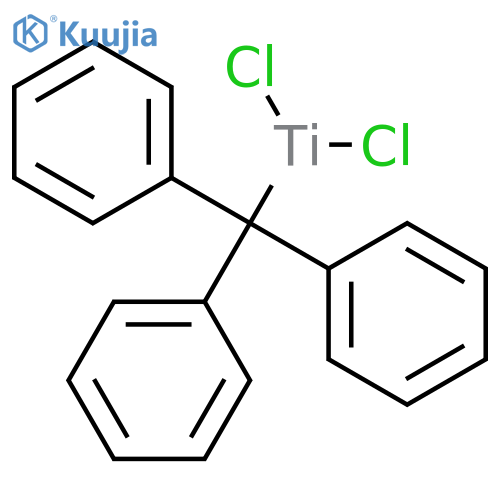 Titanium, dichloro(triphenylmethyl)- structure