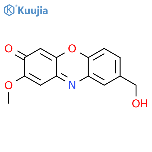 3H-Phenoxazin-3-one, 8-(hydroxymethyl)-2-methoxy- structure