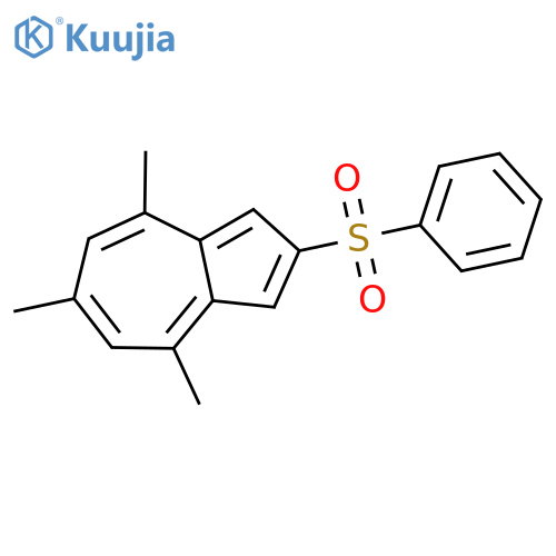 Azulene, 4,6,8-trimethyl-2-(phenylsulfonyl)- structure