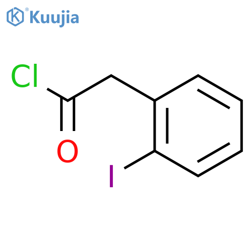 Benzeneacetyl chloride, 2-iodo- structure