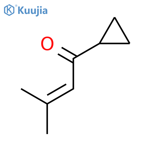 2-Buten-1-one, 1-cyclopropyl-3-methyl- structure