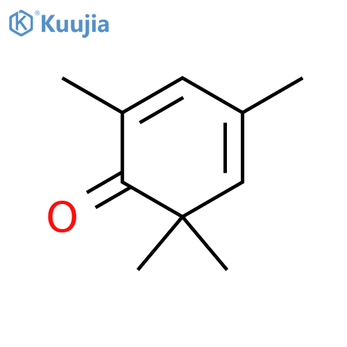 2,4-Cyclohexadien-1-one, 2,4,6,6-tetramethyl- structure