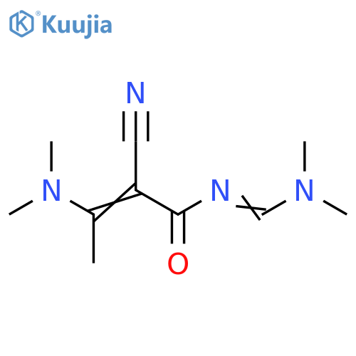 2-Butenamide,2-cyano-3-(dimethylamino)-N-[(dimethylamino)methylene]- structure