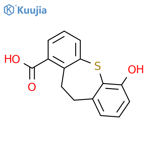 DIBENZO[B,F]THIEPIN-1-CARBOXYLIC ACID, 10,11-DIHYDRO-6-HYDROXY- structure