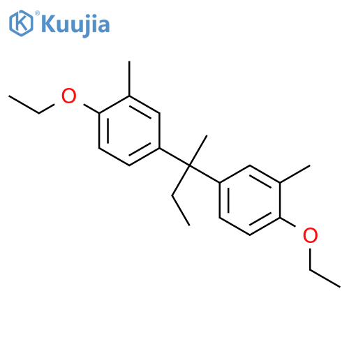 Benzene, 1,1'-(1-methylpropylidene)bis[4-ethoxy-3-methyl- structure