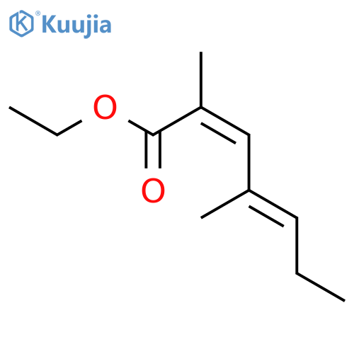 2,4-Heptadienoic acid, 2,4-dimethyl-, ethyl ester, (E,E)- structure