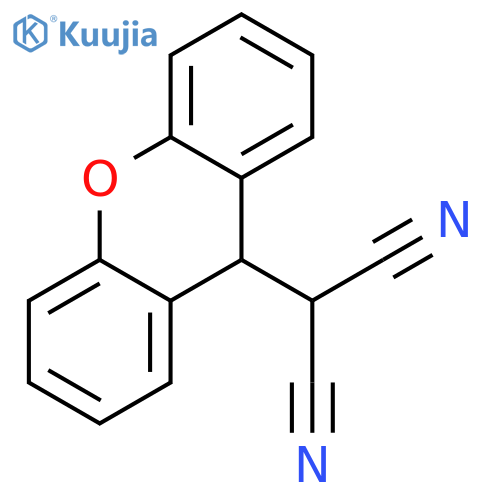 Xanthene-9-malononitrile structure