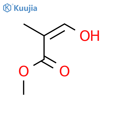 2-Propenoic acid, 3-hydroxy-2-methyl-, methyl ester, (Z)- structure