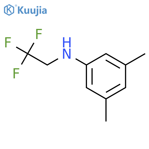 3,5-dimethyl-N-(2,2,2-trifluoroethyl)aniline structure