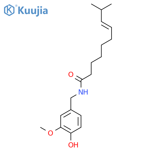 7-Decenamide, N-[(4-hydroxy-3-methoxyphenyl)methyl]-9-methyl- structure