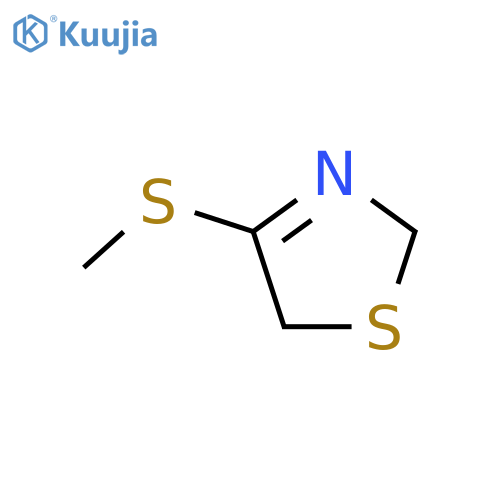 Thiazole, 2,5-dihydro-4-(methylthio)- structure