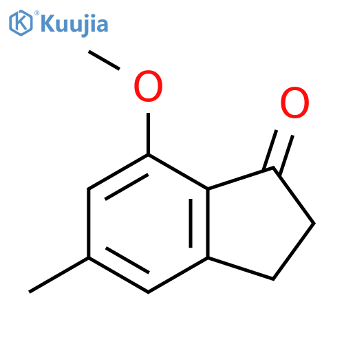 1H-Inden-1-one, 2,3-dihydro-7-methoxy-5-methyl- structure