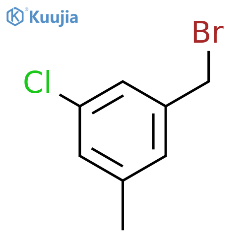 1-Bromomethyl-3-chloro-5-methylbenzene structure