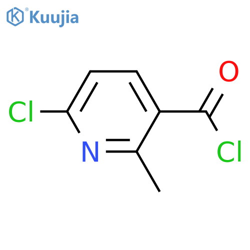 3-Pyridinecarbonyl chloride, 6-chloro-2-methyl- structure