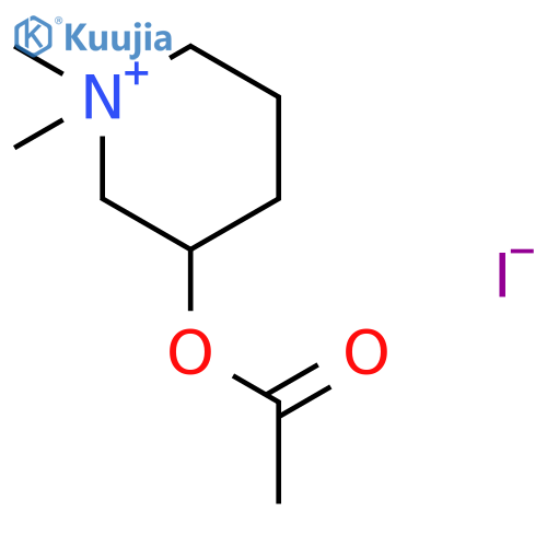 Piperidinium, 3-(acetyloxy)-1,1-dimethyl-, iodide, (±)- structure