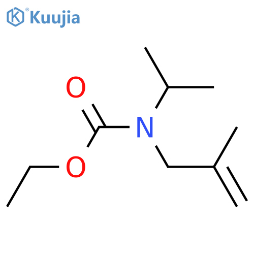 Carbamic acid, (1-methylethyl)(2-methyl-2-propenyl)-, ethyl ester structure