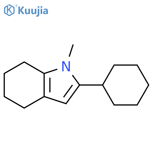 1H-Indole, 2-cyclohexyl-4,5,6,7-tetrahydro-1-methyl- structure