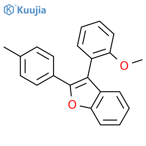 Benzofuran, 3-(2-methoxyphenyl)-2-(4-methylphenyl)- structure