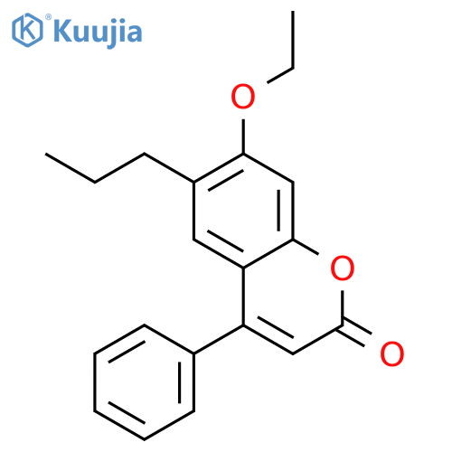 7-ethoxy-4-phenyl-6-propylchromen-2-one structure