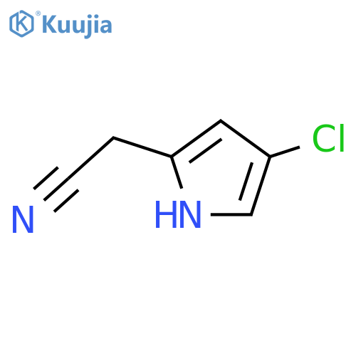 1H-Pyrrole-2-acetonitrile, 4-chloro- structure