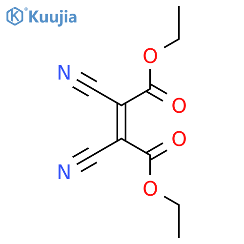2-Butenedioic acid, 2,3-dicyano-, diethyl ester structure
