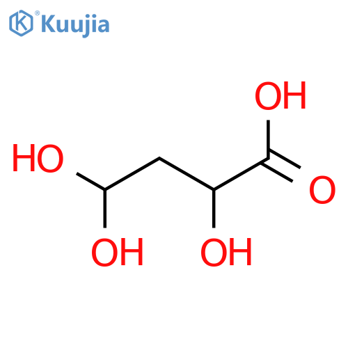 Butanoic acid, 2,4,4-trihydroxy-, (S)- structure