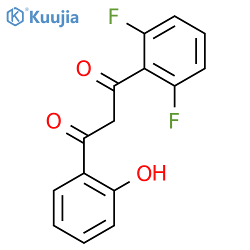 1-(2,6-Difluorophenyl)-3-(2-hydroxyphenyl)propane-1,3-dione structure