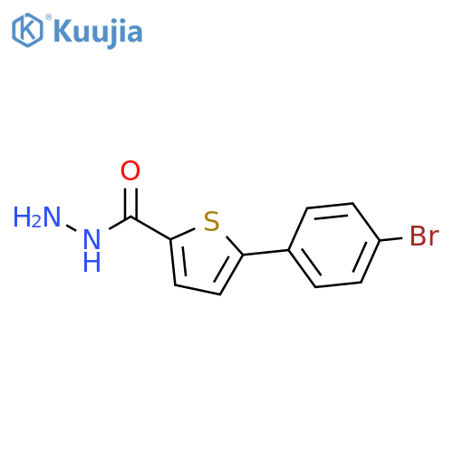 5-(4-Bromophenyl)thiophene-2-carbohydrazide structure