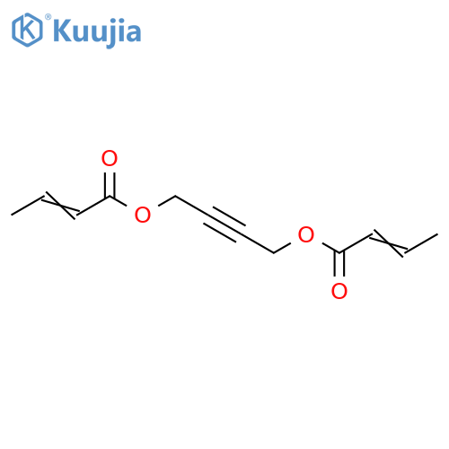 2-Butenoic acid, 2-butyne-1,4-diyl ester (9CI) structure