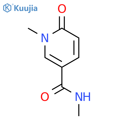 N,1-dimethyl-6-oxo-1,6-dihydropyridine-3-carboxamide structure