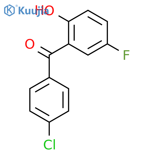 4'-Chloro-5-fluoro-2-hydroxybenzophenone structure