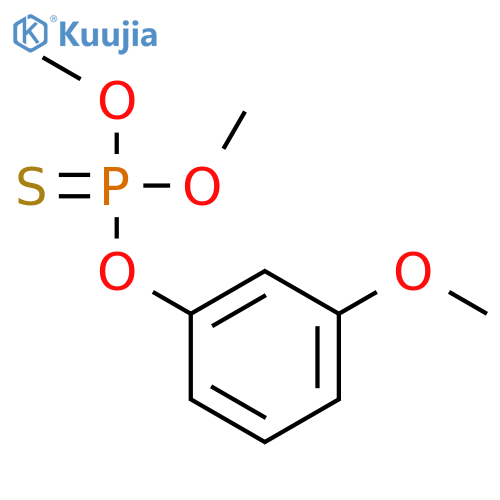 O-(3-methoxyphenyl) O,O-dimethyl phosphorothioate structure