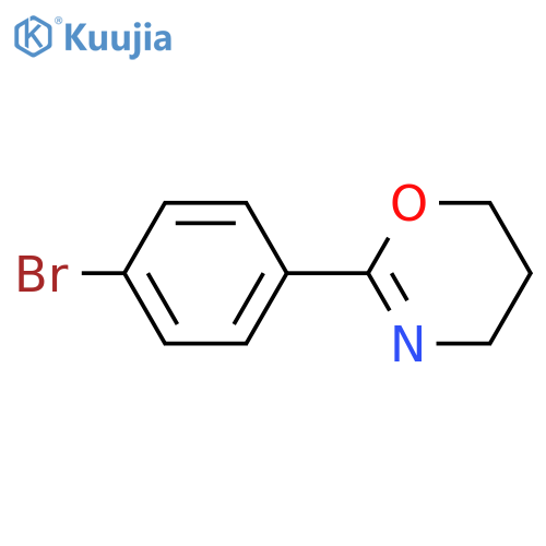 4H-1,3-OXAZINE, 2-(4-BROMOPHENYL)-5,6-DIHYDRO- structure