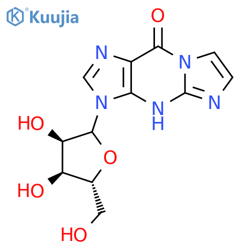 3-(d-Ribofuranosyl)-3,4-dihydro-9h-imidazo[1,2-a]purin-9-one structure