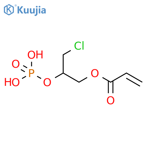 2-PROPENOIC ACID, 3-CHLORO-2-(PHOSPHONOOXY)PROPYL ESTER structure