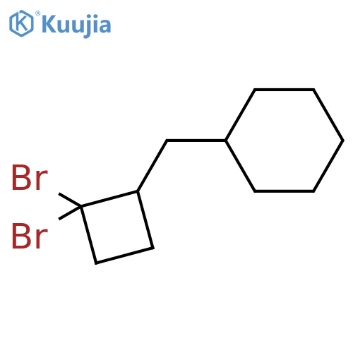Cyclohexane, [(2,2-dibromocyclobutyl)methyl]- structure