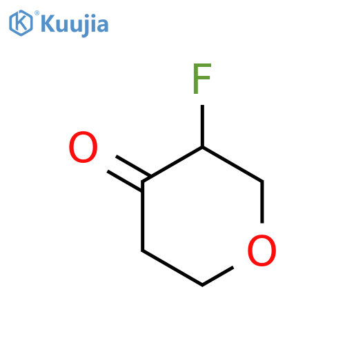 3-fluorooxan-4-one structure
