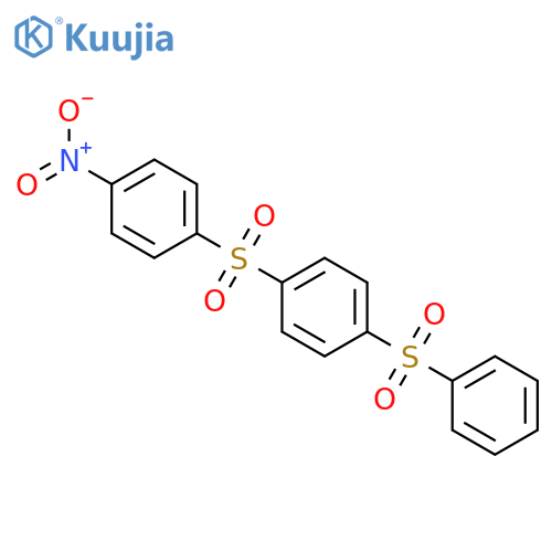 Benzene, 1-[(4-nitrophenyl)sulfonyl]-4-(phenylsulfonyl)- structure