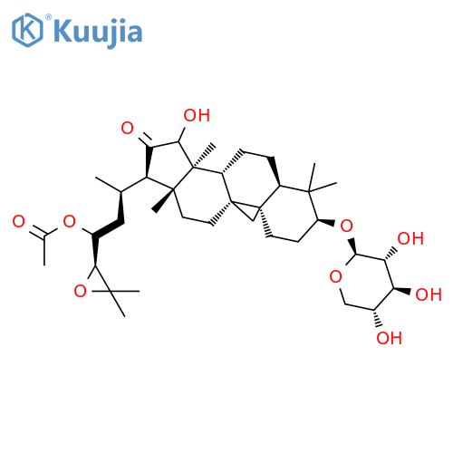 23-O-acetylshengmanol-3-O-beta-D-xylopyranoside structure