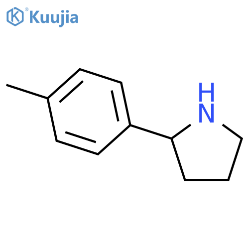 2-(4-Methylphenyl)pyrrolidine structure