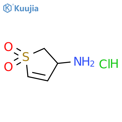 3-amino-2,3-dihydro-1-thiophene-1,1-dione hydrochloride structure