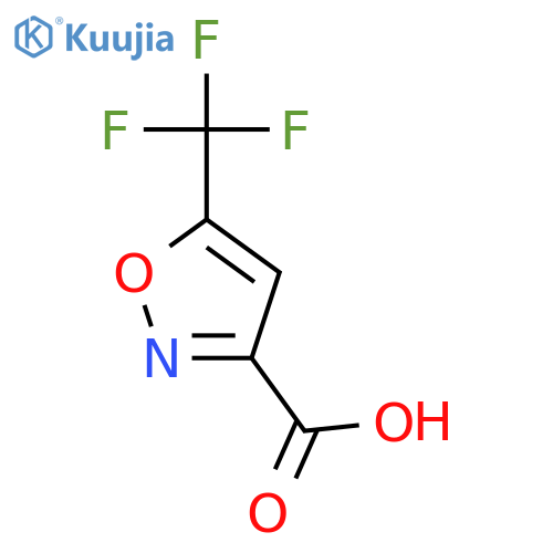 5-(trifluoromethyl)-1,2-oxazole-3-carboxylic acid structure